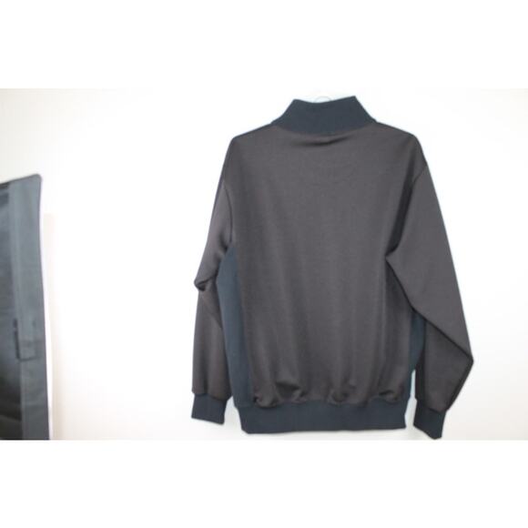 Tenth NYC Track Jacket Size Men Medium Black Full Zip Logo Lightweight Y2K Retro - Picture 2 of 7